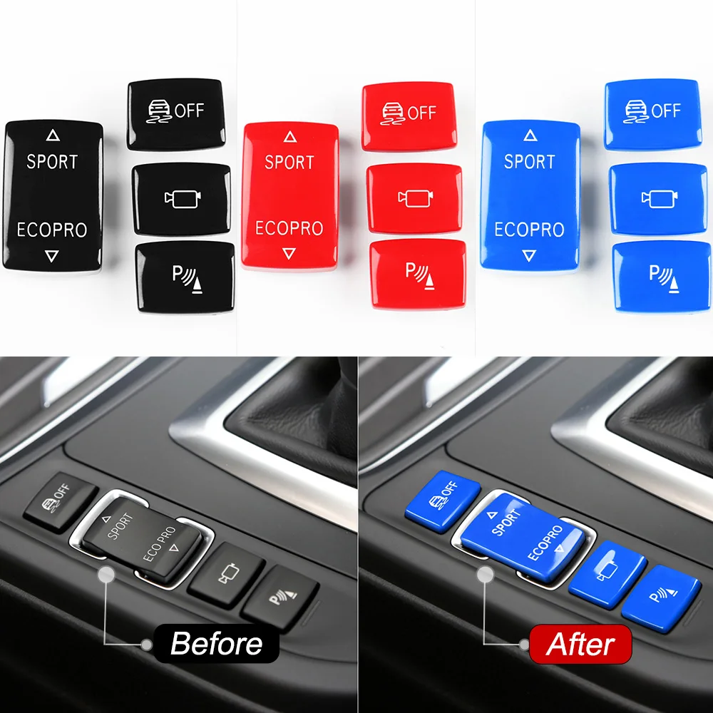 For BMW 1 2 3 4 Series F20 F21 F22 F23 F30 F31 F34 F35 F32 F36 2012-2019 ESP Antislip Radar Sensor Button Camera Red Blue Black