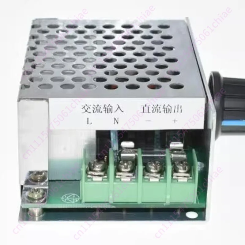220V DC Motor Governor Stepless Speed Regulation Voltage Regulation Switch AC 220V To DC 220V Module 10A