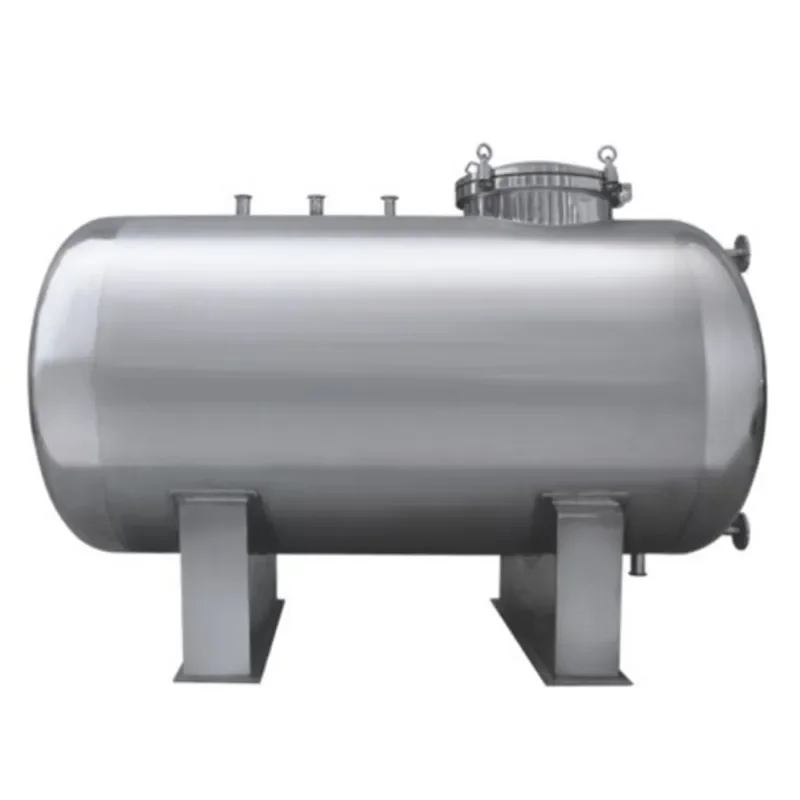 Single-Layer Horizontal Storage Tank New Stainless Steel Tank Distilled Water Chemical Liquid Used Farm Engines