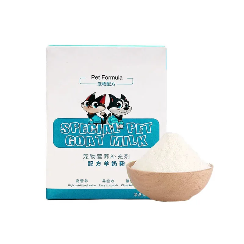 Pet Goat Milk Powder For Dogs, Puppy Weight gain, Adult Dog Bone strengthening, calcium supplement Pet Nutrition 400g