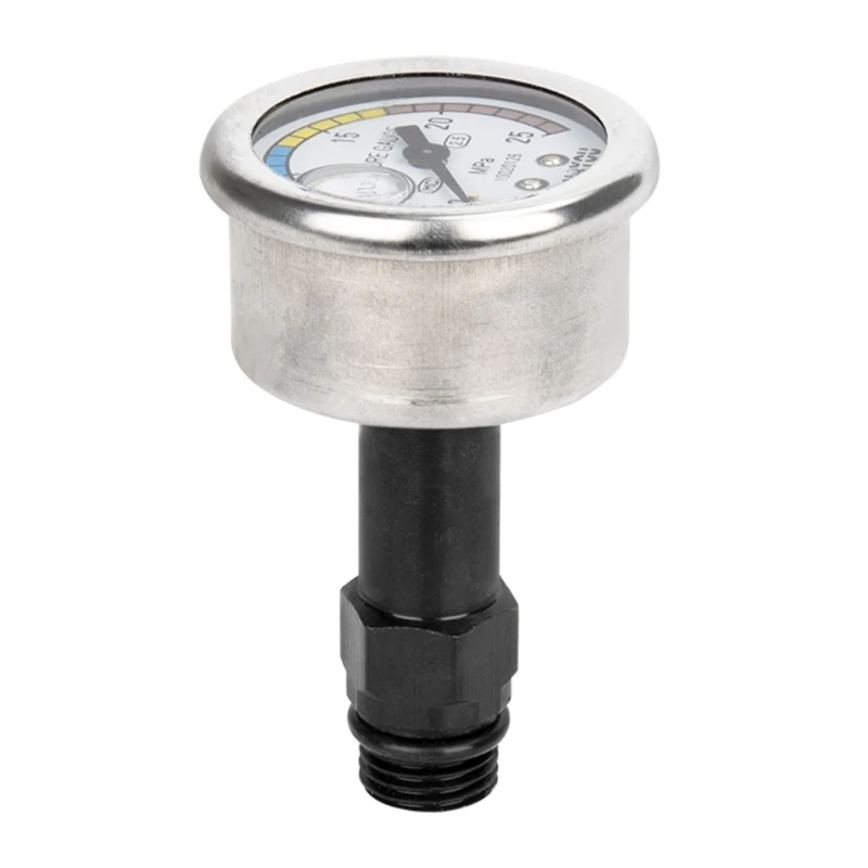 

F92C High Pressure Washer Wash Machine Pressure Gauge 0-25Mpa Universal Cleaning Machine Fittings Accessory M14 Thread