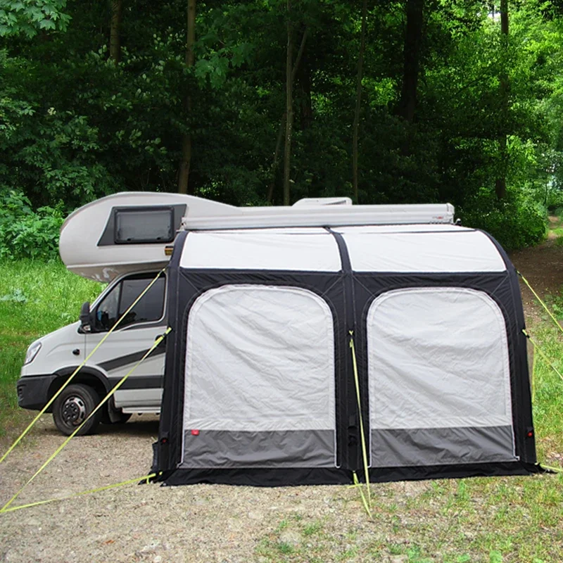 Trailer RV side inflatable tent, outdoor camping car portable RV supplies, RV side tent side tent