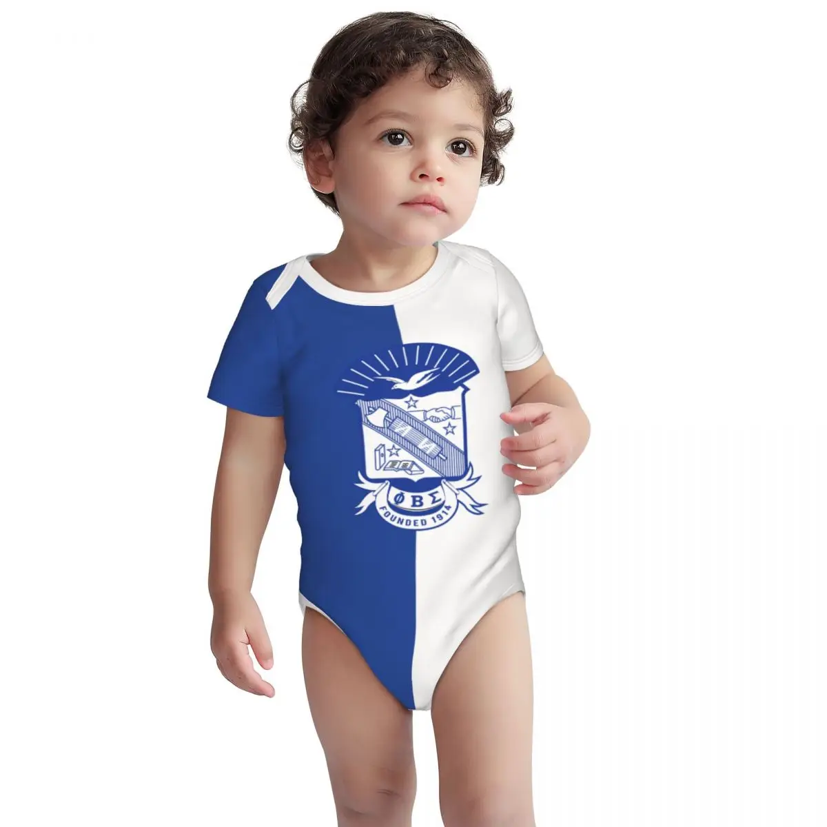 

Phi Beta Sigma PBS Fraternity Baby Bodysuit Unisex Shirt Cotton Newborn Onesie Boy Girl Undershirt Outfit Baby Romper