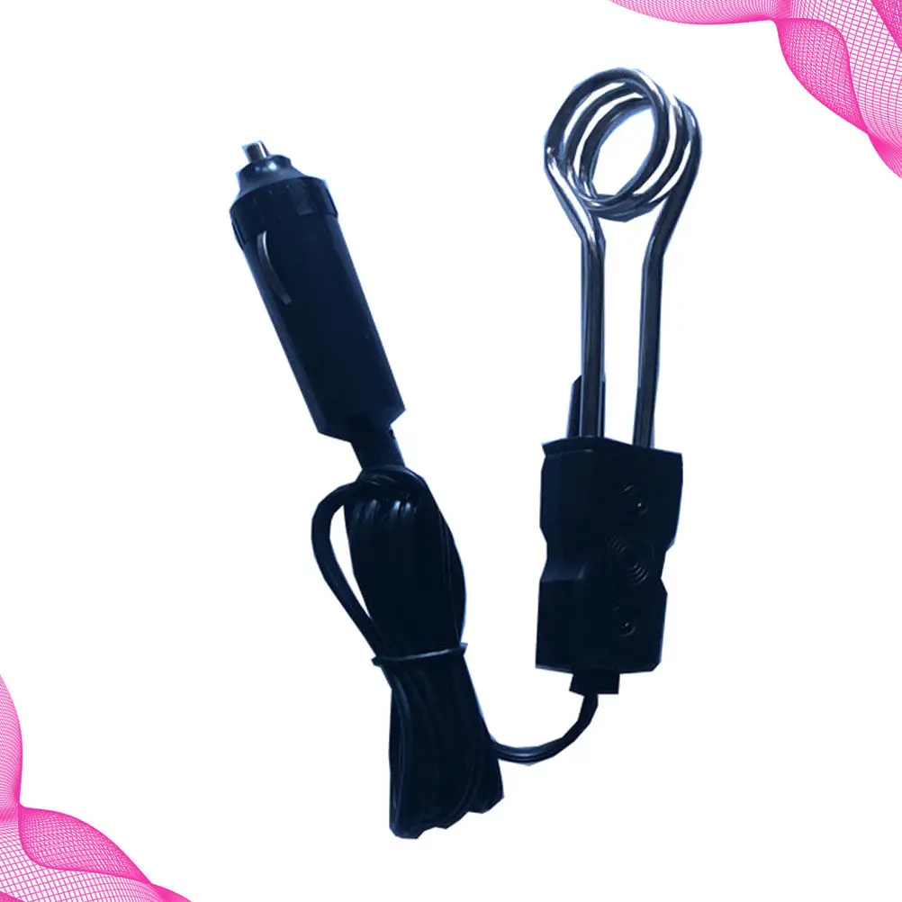 24V Portable Water Heating Stick for Car Bakelite Build Excellent Heat Insulation Fast Boiling Energy Efficient Plug and Play