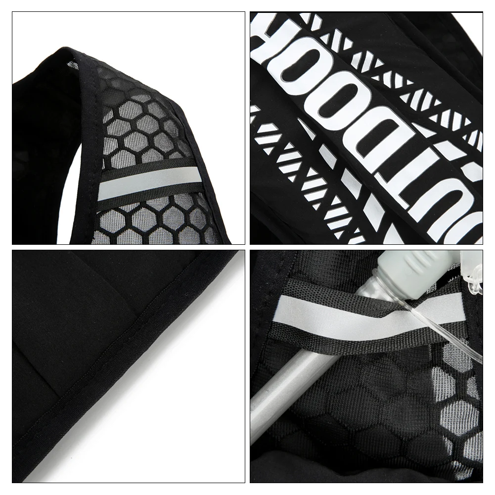 Colete de hidratação leve para mochila de corrida de 5L, adequado para caminhadas em maratona de bicicleta, ultraleve e portátil 5L