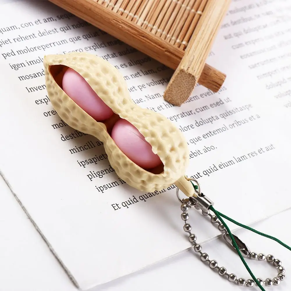 While Away Plastic Key Chain Cute Food Shape Car Key Pendant Durable Venting Toy Backpack Decoration