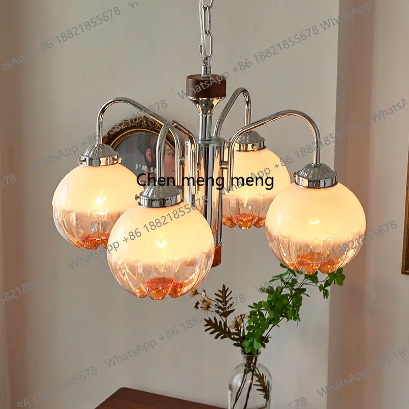 

French retro chandelier living room, dining room study, Bauhaus bedroom lamps