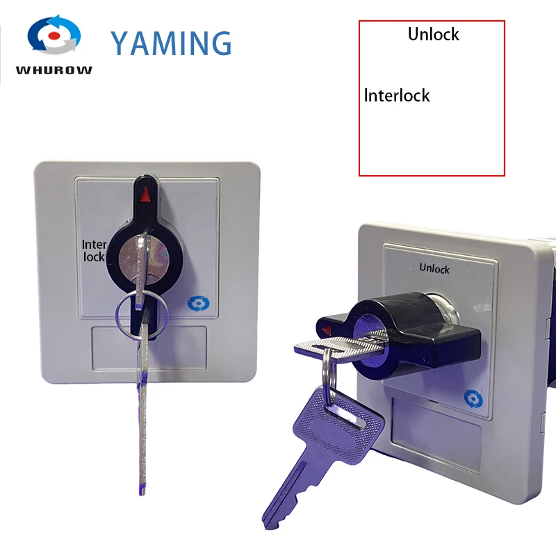 Sblocco-Interblocco Interruttore a camma rotante di potenza di controllo 8 poli Contatto argento Selettore 16A YM-LW12-16-XJDZ9.03-8B4S-005