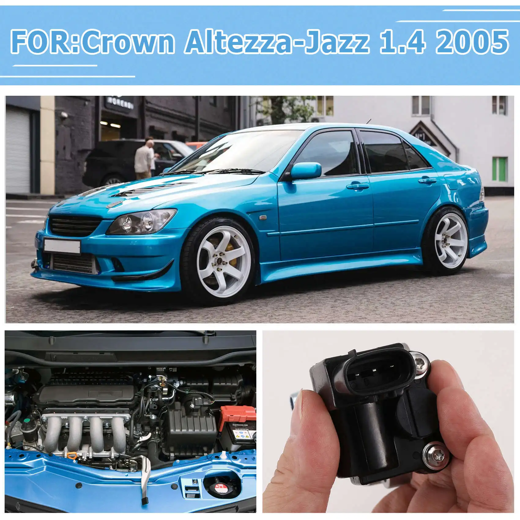 Válvula de control de aire en reposo IACV 22270-66020 136800-1950 22270-70130 para Toyota Crown Altezza Honda Jazz 1,4 2005
