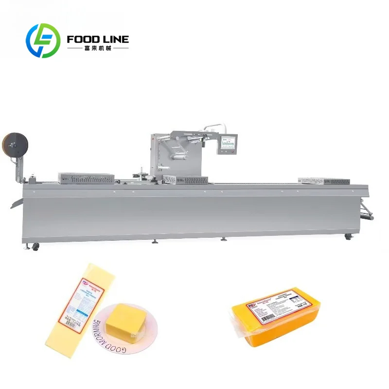Semi-Automatic Thermoforming Vacuum Packing Machine for Fish Balls Cheese Meat Eggs Stretch Film Customized Multi-Function