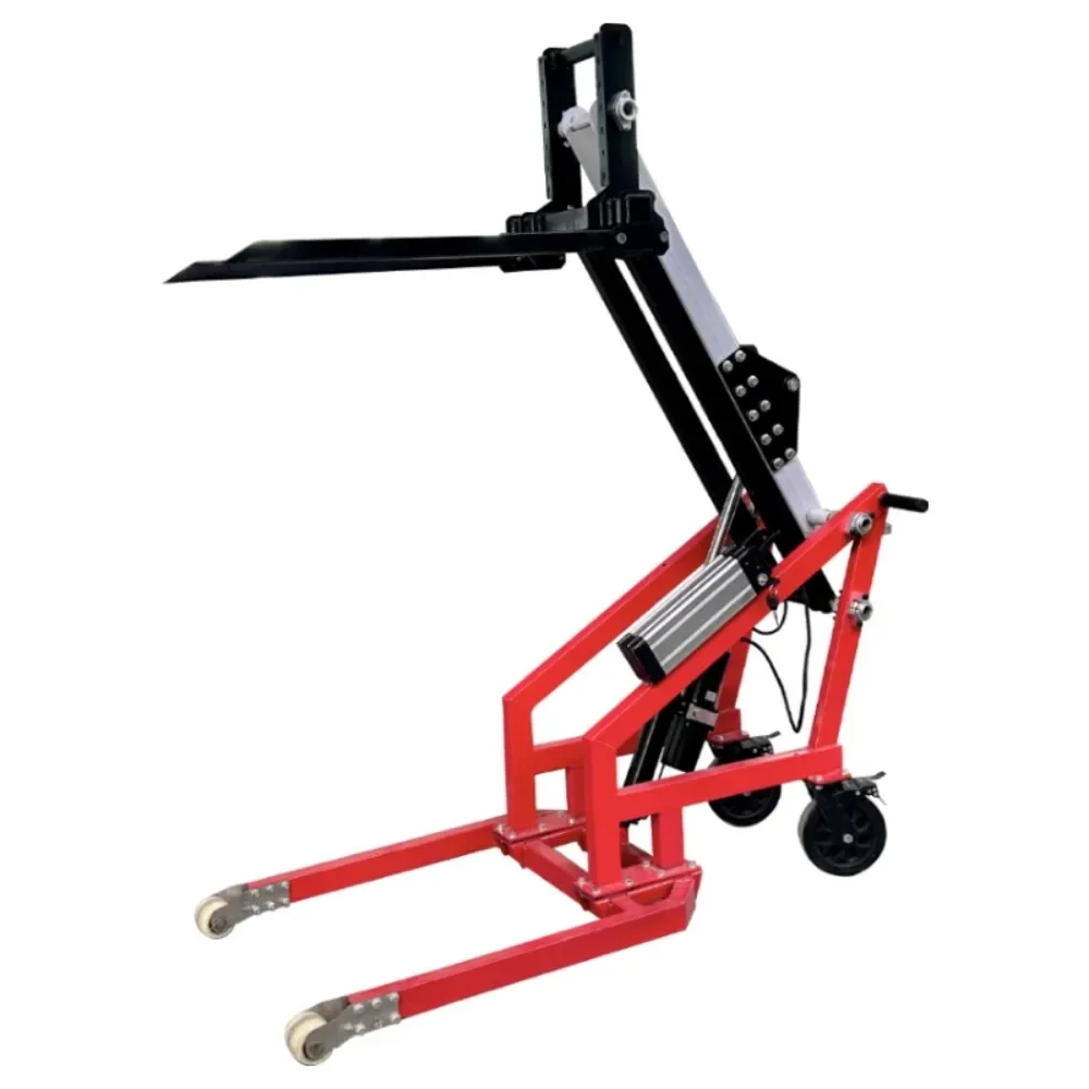 

Convenient hydraulic and electric small forklift full-automatic crank-arm loading and unloading cargo stacking truck