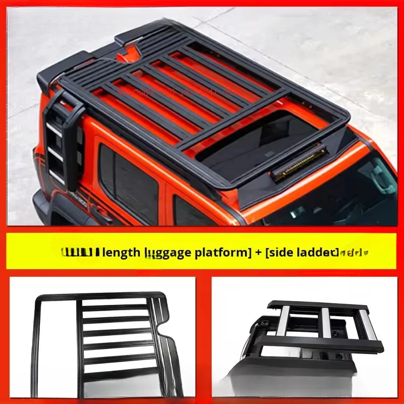 Tak 300 SUV Rof Rac k Ladder Expansion Platform Lage Box Aluminum Alloy Backpack Side Tent Retrofit/Upgrade 2024