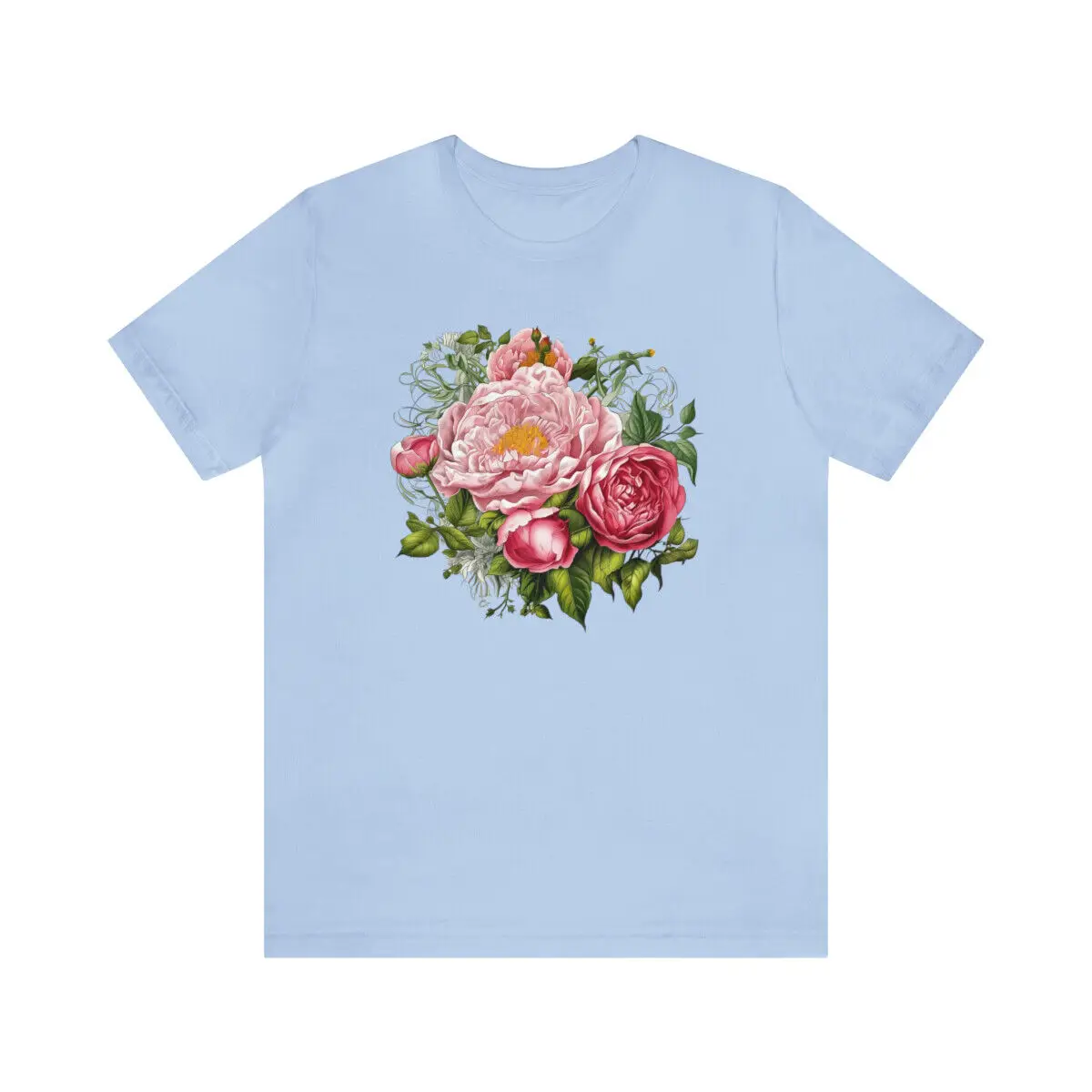 Peony t-shirt, cosmos flower shirt, mom gift, plant lover, nature lover, unisex