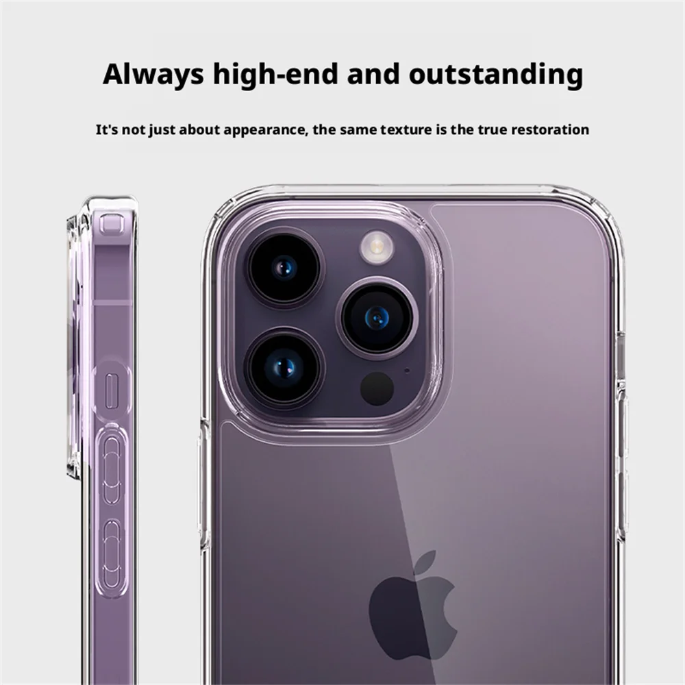 Spigen Ultra Hybrid Nicht Vergilbende Transparente Hülle für iPhone 18 17 16 Plus 15 14 13 12 Pro Max Stoßfeste Durchsichtige Schutzhülle – Detail 8