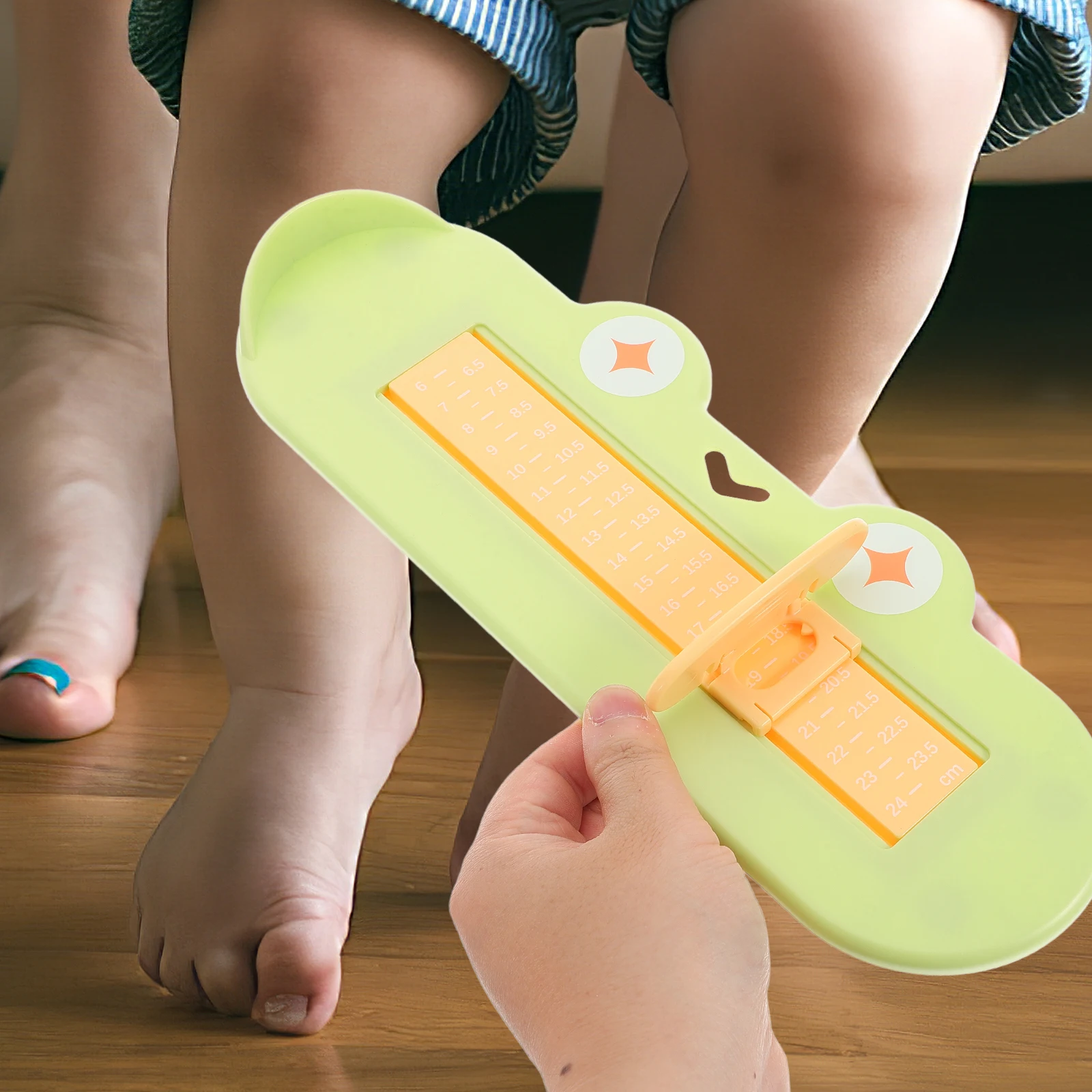 Baby Foot Measurer Kids Foot Measuring Device Toddler Shoe Size Gauge Precision Tool Home Use Plastic Length Measure