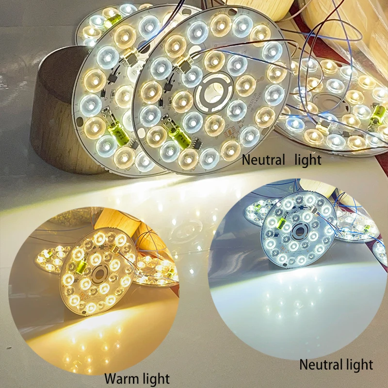 12W LED light source bright energy-saving light source ceiling white/warm/neutral light source