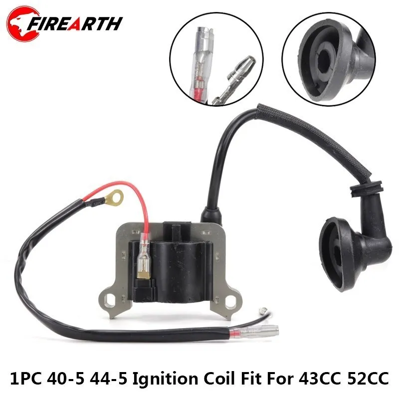 Lawn Mower Ignition Coil Fit For 40-5 44-5 43CC 52CC Gasoline Brush Cutter Spare Parts Accessories Garden Power Repair Tools 