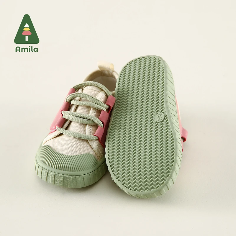 Amila Baby Shoes 2023 New Spring Summer Hot Sale Fashion Children Wearing Soft Lightweight Casual Breathable Girls Boys Shoes