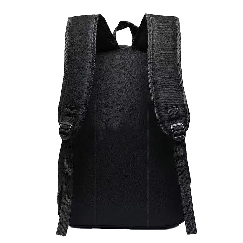 Personalized Customized Black Backpack Large Capacity Travel Hiking Backpack Casual Travel Backpack Gold Letter Series