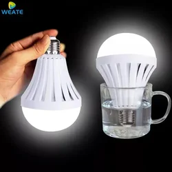 E27 Tiết Kiệm Năng Lượng Thông Minh Khẩn Cấp Đèn Sạc Hộ Gia Đình Bóng LED Bulb 15W Ánh Sáng Khẩn Cấp Bóng Đèn LED Chiếu Sáng Đèn