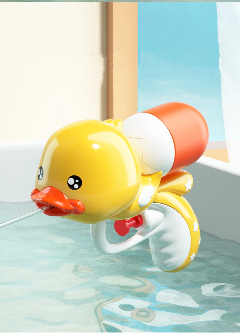 2023 Cheap Wholesale Hot Selling High Quality Custom Funny Cute Summer Duck Baby Bath Toy