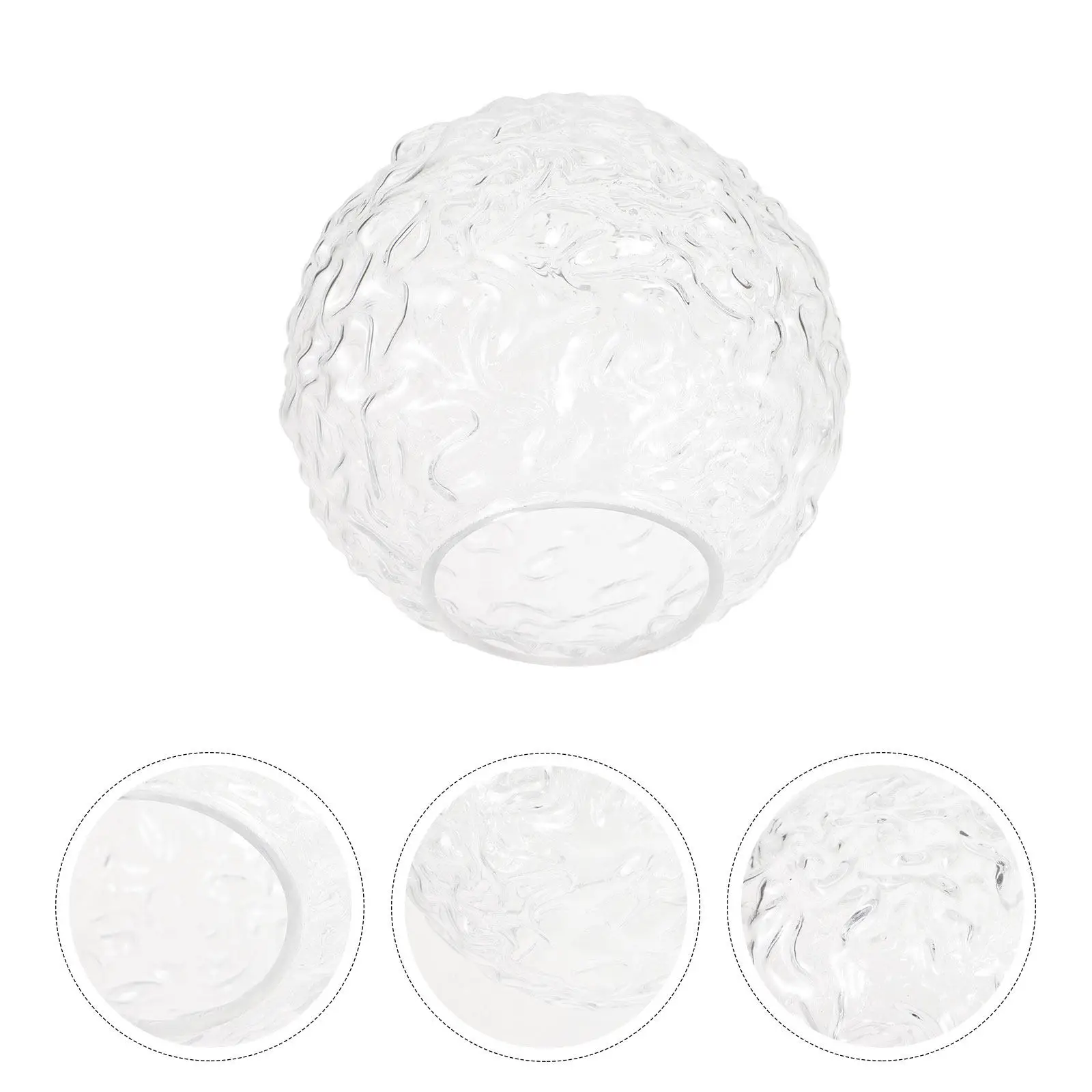 

Premium Glass Ball Lamp Shade for Living Room Bedroom Wall Lamp Pendant Light Fixture Chandelier Replacement Cover Decorative