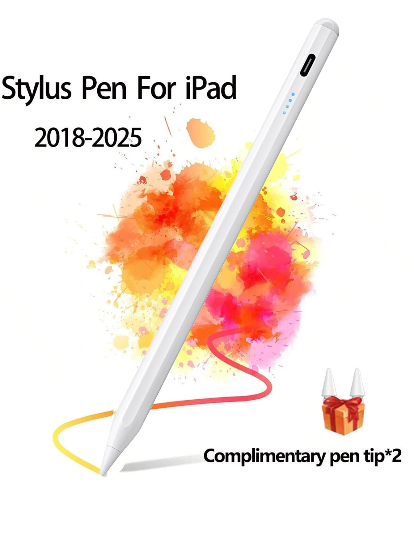 

Stylus Pen for iPad Pencil 10th Generation, Compatible for 2018-2025 iPad 6/7/8/9/10/11 , Pro 11"/12.9"/M4, Air 3/4/5 /M2/M3,