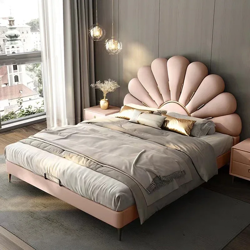 

Modern Furniture Bedroom Bed Sets King Size Italian Designs Queen Fabric Bed Frame Up-holstered Beds