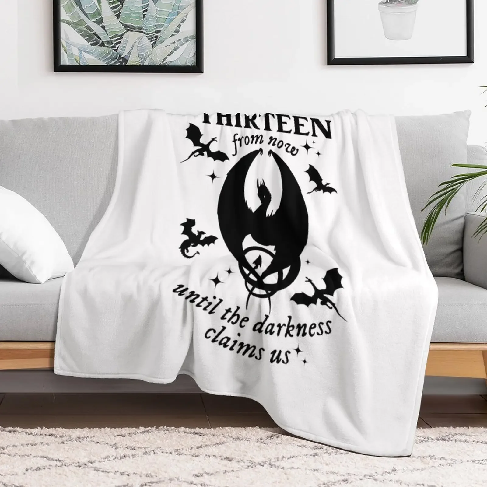 Manon Blackbeak, Manon, The Thirteen, Fireheart, Gift for her, Abraxos, Wyvern, Throne of Glass, Wyverns TOG Booki Throw Blanket