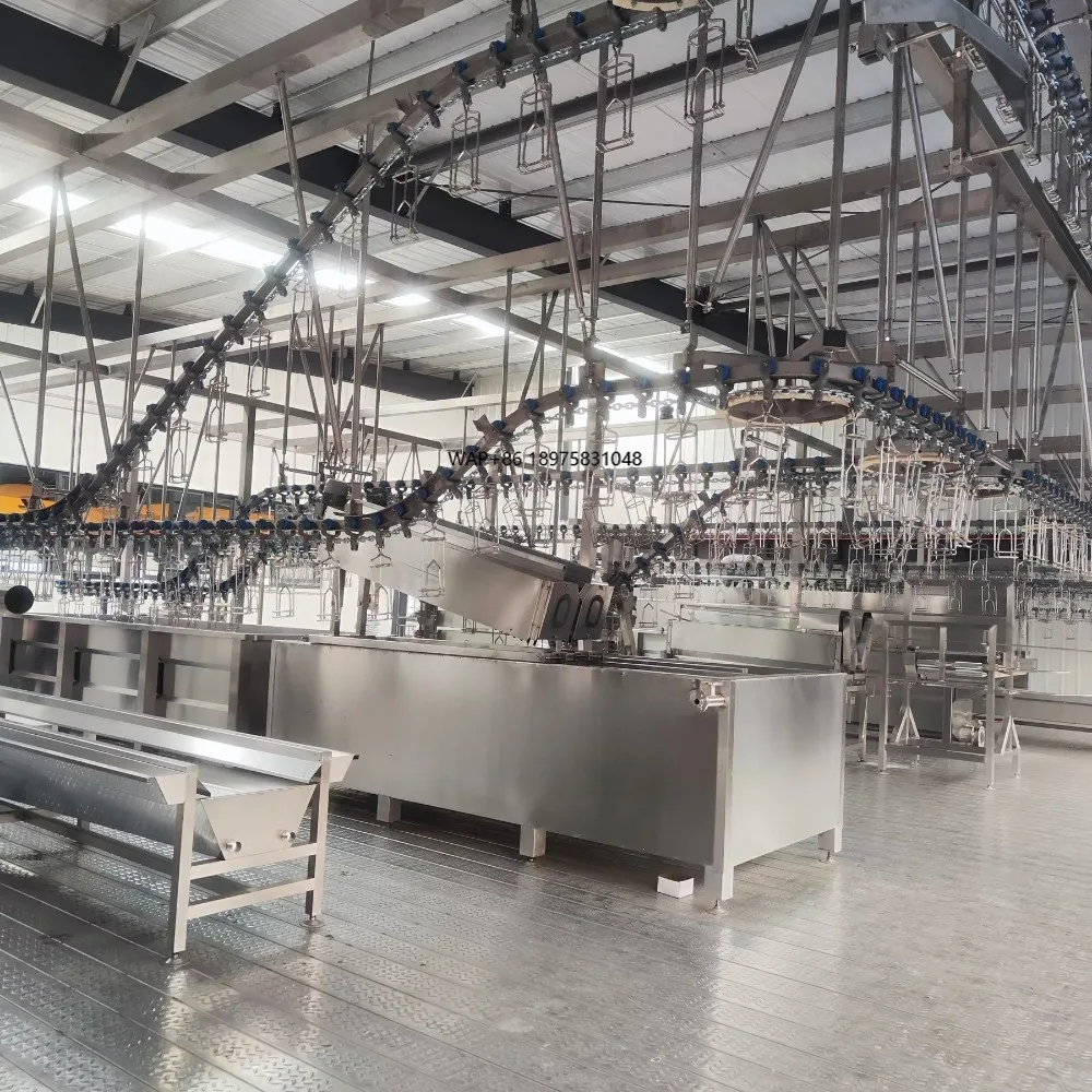 Automatic Broiler Chicken  Duck  Slaughter Processing Line Poultry Killing Equipment in South Africa