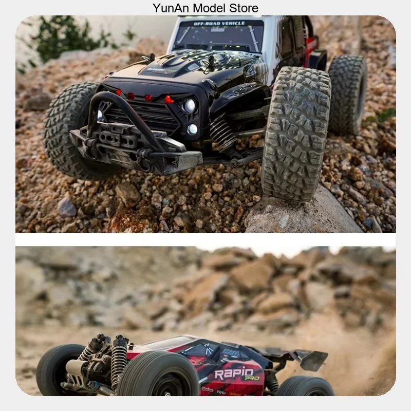 4wd Brushless Rc Buggy 70kmh Offroad Race Car Metal Diff Waterproof Esc 2.4g Remote 7.4v 1500mah Lipo Scy16201pro 1/16 Rc Buggy