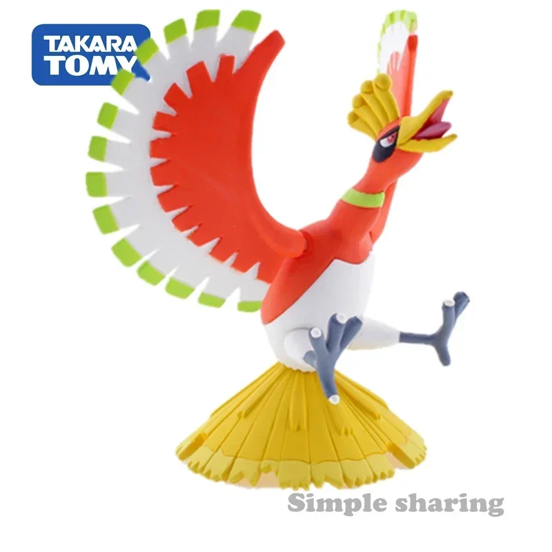 Takara Tomy Tomica Pokemon Pocket Monster Collection ML-01 Ho-Oh (Character Toy) Kids Collection Figure Xmas Gift Toys for Boys