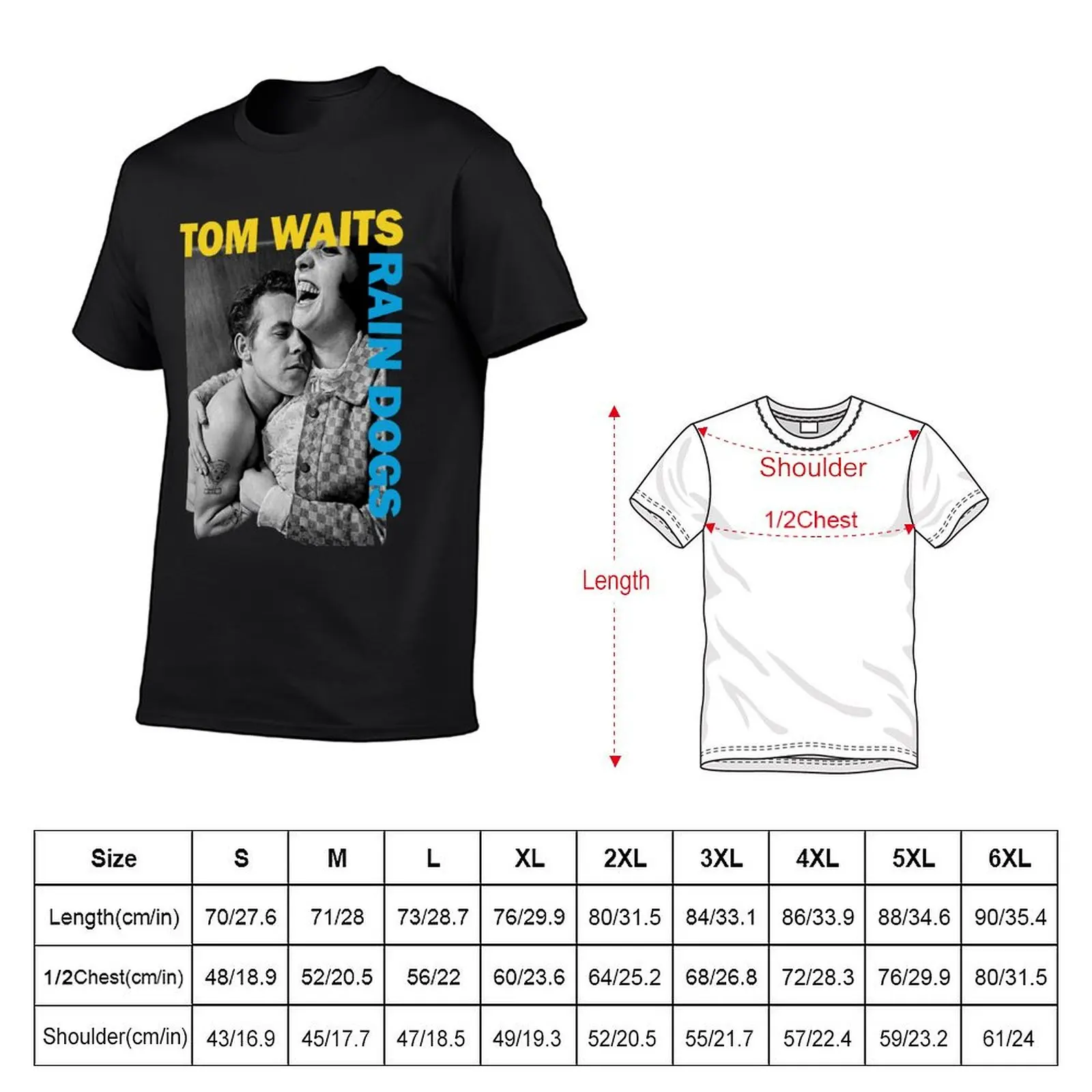 Tom Waits Rain Dogs Shirt, Sticker, Poster, Hoodie, Mask Classic T-Shirt anime figures anime t shirts mens designer clothes