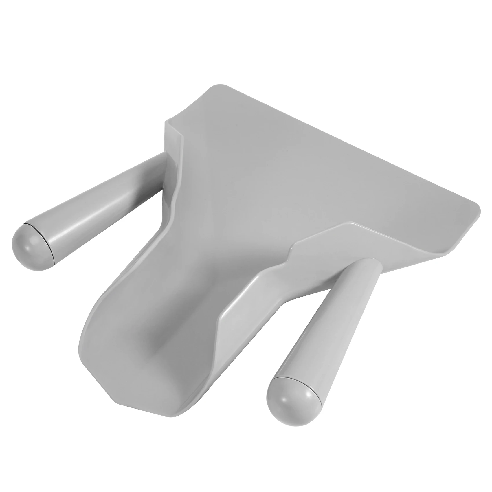 Plastic Chip Scoop French Fries Shovel Loader Chip Packaging Shovel Funnel Popcorn Fast Food Double Handle &LICG