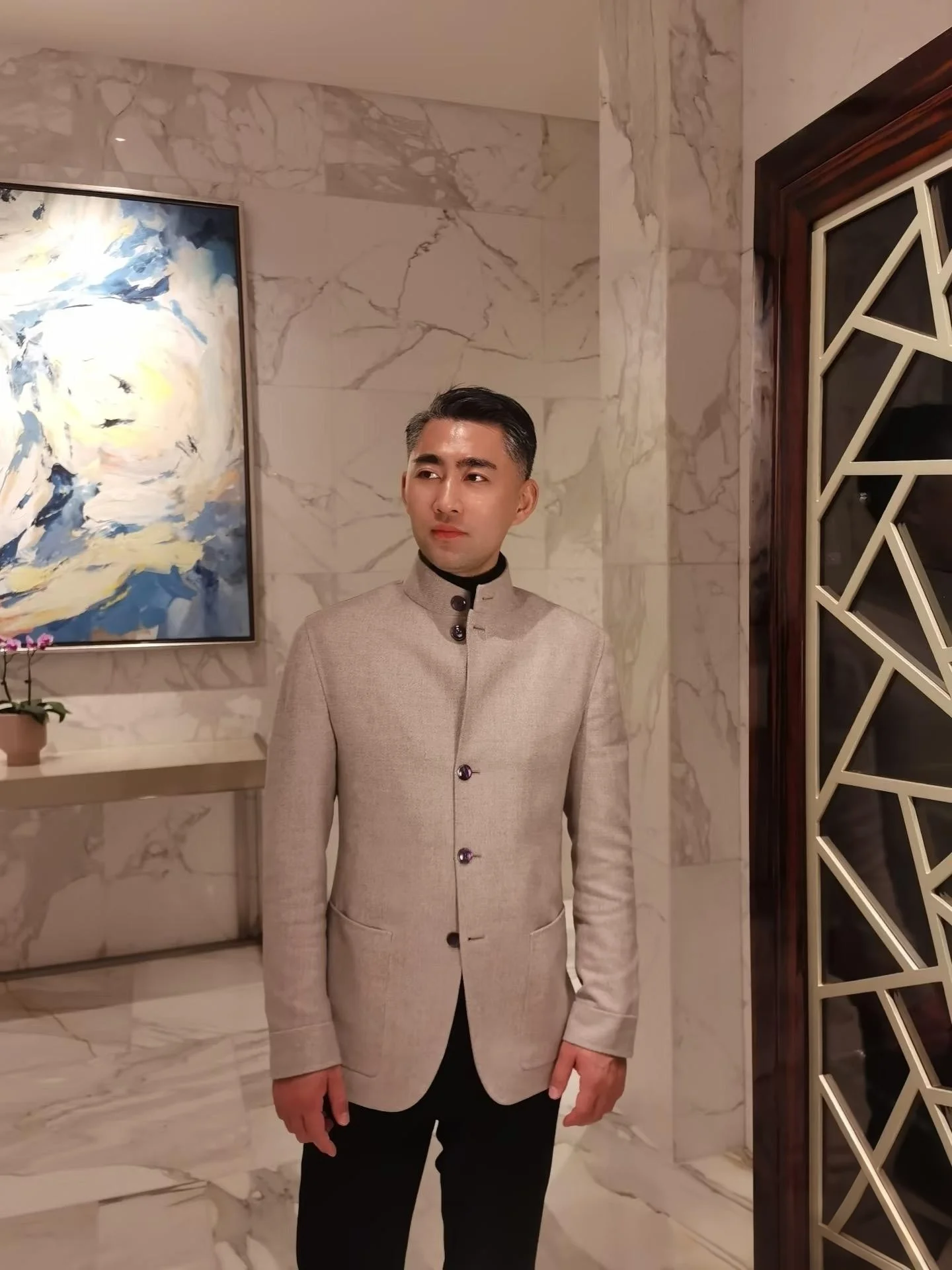 

Итальянская мужская куртка Sle, роскошная льняная рабочая одежда с воротником, пальто, модная осенняя верхняя одежда Old Money Sle Long Sve