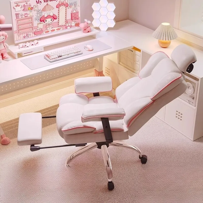 

Waterproof Cushion Office Chair Girls Design Lounge Recline Office Chair Armrest Extension Sillas Gamer Home Accessories