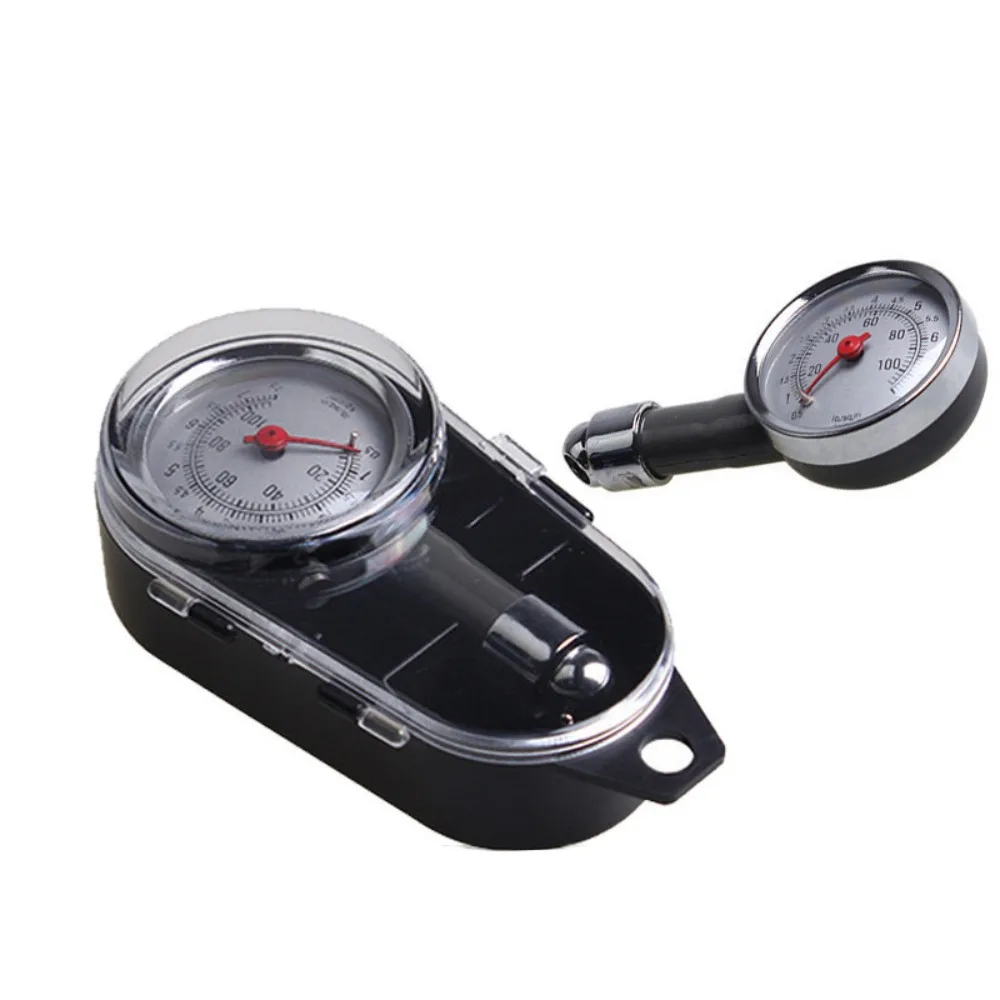 Mini Dial Tire Pressure Gauge Measuring Instruments Metal High Precision Air Pressure Meter Tester Manometer