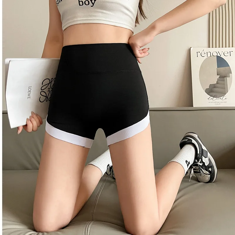 Summer Shark Pants Women Thin Style Leggings High Waist Hip Liftting Traceless Safety Pants Quick Drying and Breathable Shorts