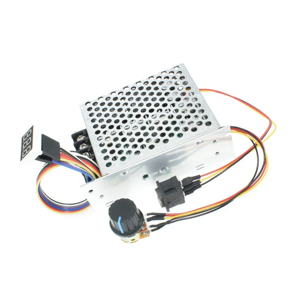 PWM DC Motor Speed Controller Digital Display 0-100 Percent Adjustable DC10-50V 40A Forward Reverse Regulator