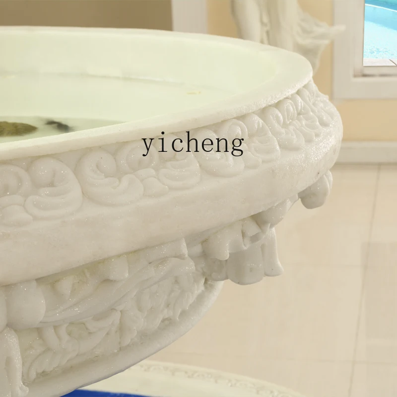 

CF large water fountain hotel three-story water garden fish pond floor pool landscape