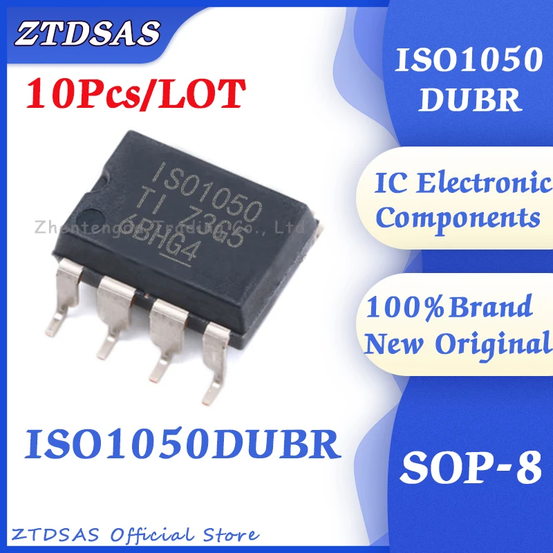 

10Pcs/LOT ISO1050DUBR ISO1050 ISO SOP SOP-8 ISOLATED CAN TRANSCEIVER ISO1050D SMD