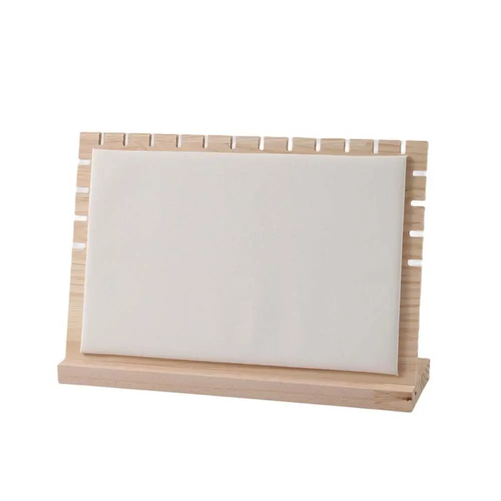 Vetrina per gioielli in legno massello, supporto per collana, supporto per ciondolo, collana, braccialetto, design raffinato, vassoio portaoggetti