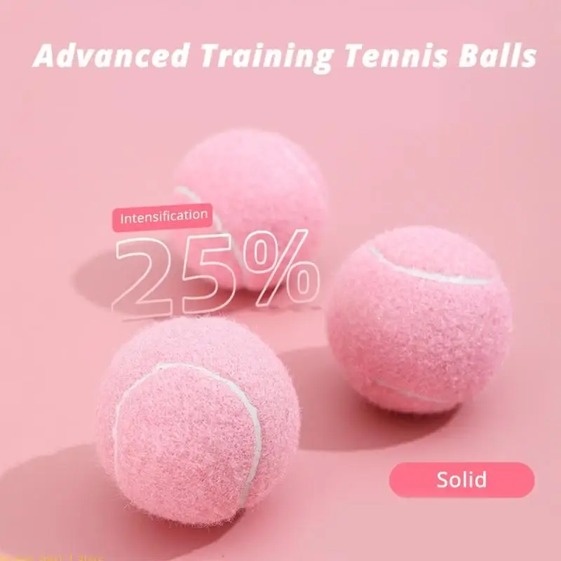 

A0KA Quality Tennis Balls High Elasticity Resistant Durability Entertainment Ball