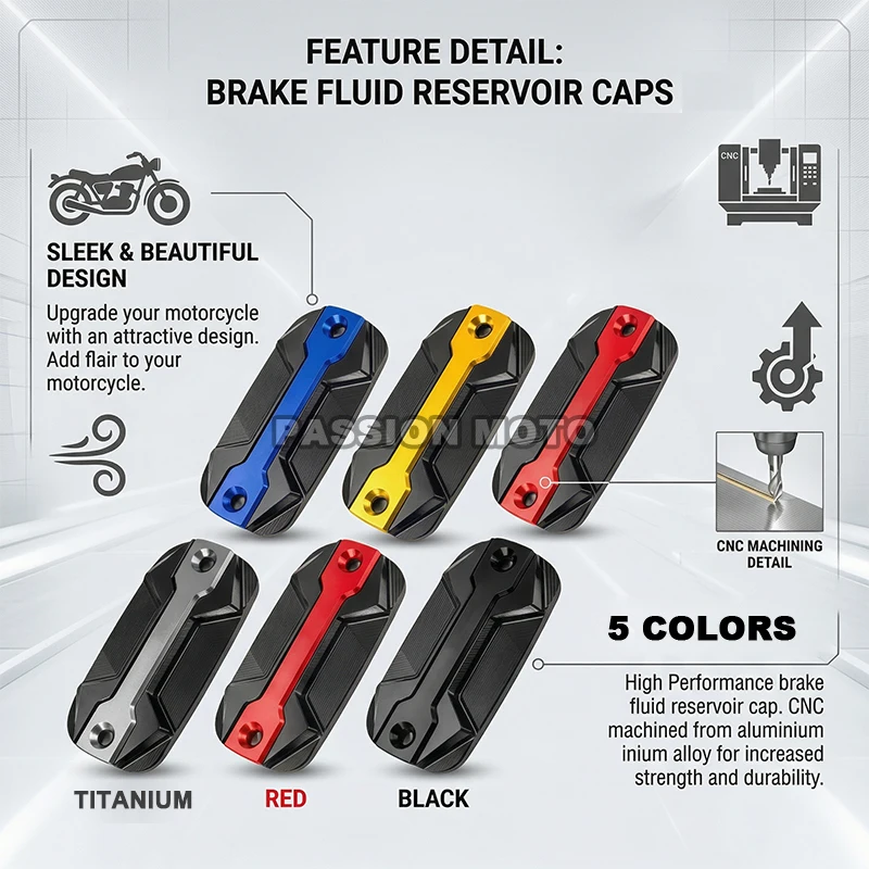For Honda X-ADV750 XADV750 xadv 750 NC750X 2017-2024 FORZA750 NSS750 2025 2026 Motorcycle CNC Front Brake Fluid Reservoir Cover