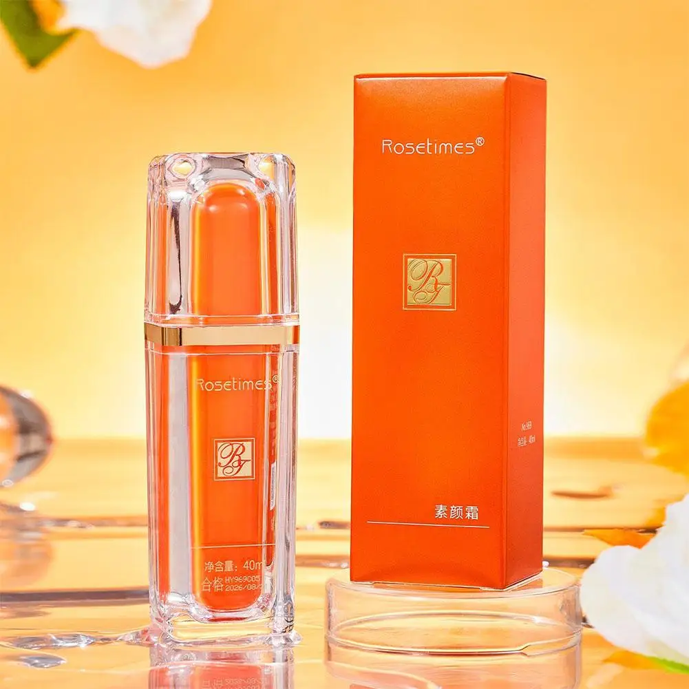 Crema viso avanzata alla vitamina C Crema correttore isolante Nutriente Schiarente Cura della pelle Crema acqua traspirante Trucco viso