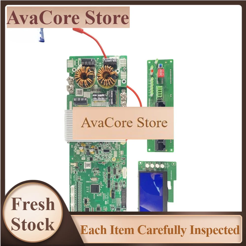 AvaCoreXJ BMS 8S 16S 100A 200A 24V 48V Lifepo4 Lithium Battery Protection Board Cell Balance Integrated Circuits Smart Lcd Rs485