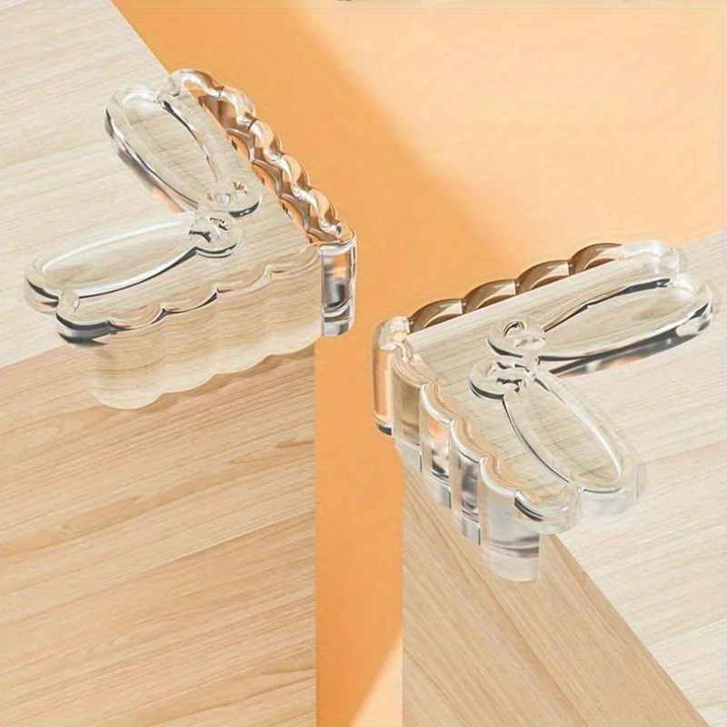 12pcs  Multi-Purpose, Anti-Collision Safety Protectors for Home, Office - Fits Refrigerator, Glass Coffee Tables, Bed Corner