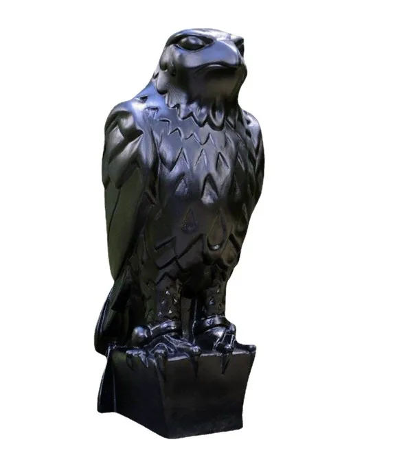 

Home Creativity Imitation Wood Carving Animal Eagle Statue, Office Bookshelf Decoration Crafts, New Cross Border