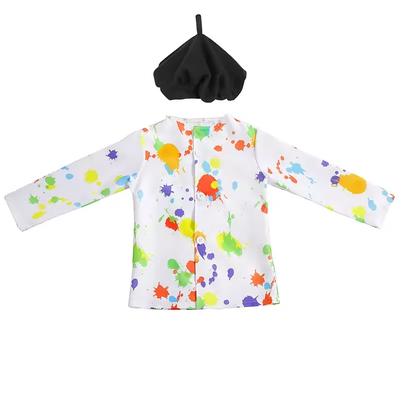 Halloween Children's Painter Cosplay Performance Costume Professional Stage Performance Clothes Nursery School Children's Per...