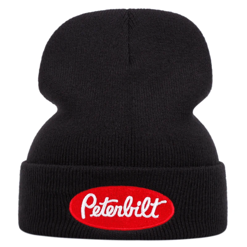 Die mit Buchstaben bestickte Strickmütze von Petenliet ist eine vielseitige und lässige Wollmütze für Outdoor-Sportveranstaltungen im Herbst und Winter